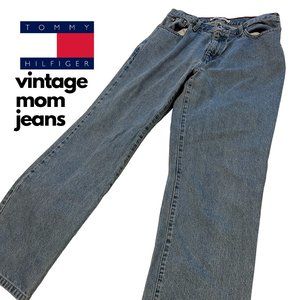 Vintage Tommy Hilfiger Mom Jeans, High Rise Fit in Medium Wash, Size 10M